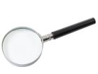 Lupa ręczna classic szkło powiększające 2,5x soczewka szklana 60mm