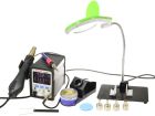 Zestaw Hotair - Stacja Lutownicza WEP 995D+ z grotówk± 75W +pamięć ustawień/profili x3 +platforma z lup± +o¶wietlenie LED