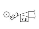 Grot uniwersalny stożek 0.2mm JV-TP47N  do stacji iSolder-40 PT AOYUE T12