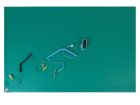Mata ESD komplet stołowa zielona GD508 0,6mx0,9m x2mm