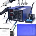 Stacja lutownicza 2w1 HOTAIR WEP 852D+ 700W kompresor + MEGA ZESTAW