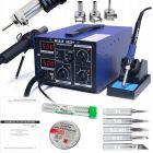 Stacja lutownicza 2w1 HOTAIR WEP 852D+ 700W kompresor + Groty, pasta, cyna