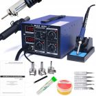Stacja lutownicza 2w1 HOTAIR WEP 852D+ 700W kompresor + Groty, cyna, pasta