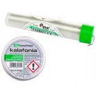 Zestaw lutowniczy: Aktywna kalafonia 20g + Cyna bezołowiowa Pb Free w fiolce