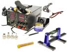Stacja Lutownicza 853D5A +Uchwyt PCB +Cyna