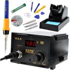 Stacja lutownicza WEP 937D+ 75W LED ESD Safe + Groty, Cyna, Pasta, Otwierak