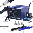 Stacja lutownicza 2w1 HOTAIR WEP 852D+ 700W kompresor +Odsysacz elektryczny