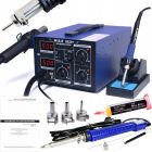Stacja lutownicza 2w1 HOTAIR WEP 852D+ 700W kompresor + Odsysacz, flux 223