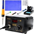 Stacja lutownicza grotowa WEP 937D+ 75W LED + Mata silikonowa, groty, odsysacz