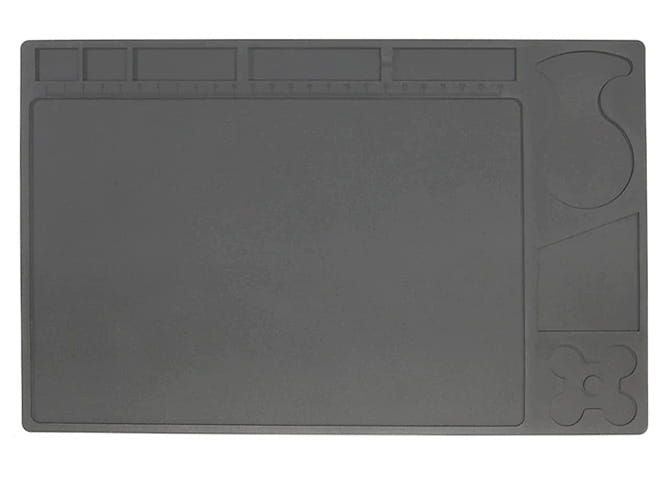 Mata Silikonowa Organizer 33x21cm Odporna na 530°C - Czarna