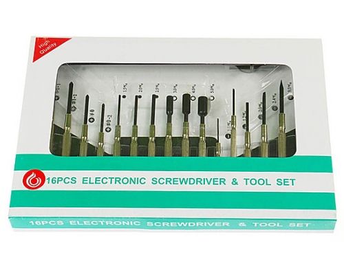 Zestaw precyzyjnych narzędzi serwisowych 16 częściowych 16PC
