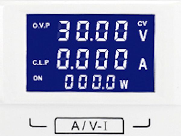 Zasilacz laboratoryjny DC potrójny WEP 3005D-II 2x ( 0-30V 5A ) + 2.5V/3.3V/5V 3A