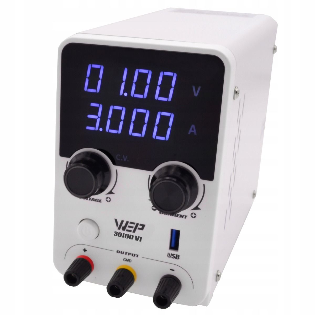 Zasilacz laboratoryjny precyzyjny WEP 3010D-VI 300 W 0-10 A 0-30 V