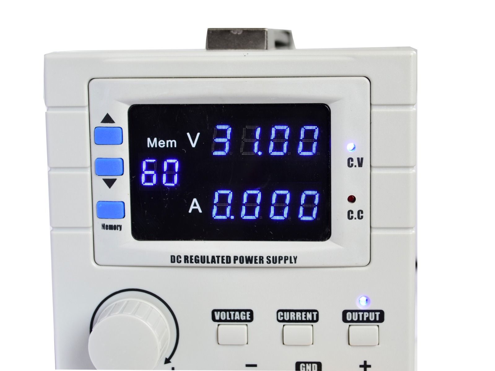Zasilacz laboratoryjny WEP 3010DB 30V 10A 3xOUT +USB +60 pamięci ustawień