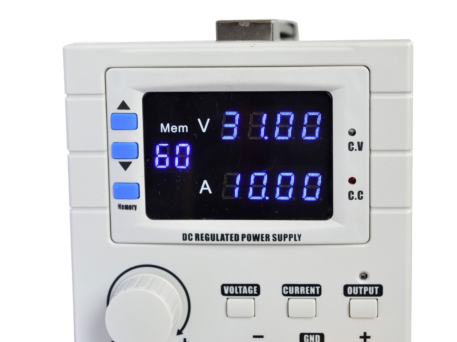 Zasilacz laboratoryjny WEP 3010DB 30V 10A 3xOUT +USB +60 pamięci ustawień