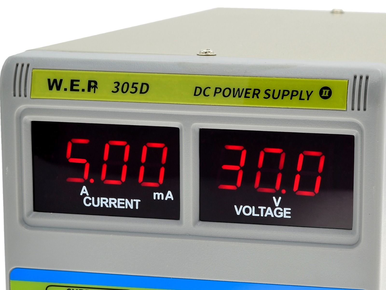 Zasilacz laboratoryjny WEP 305D-II 30V 5A (Transformatorowy) - 150W A/mA - Zestaw z dodatkowym przewodem 7 końcówek