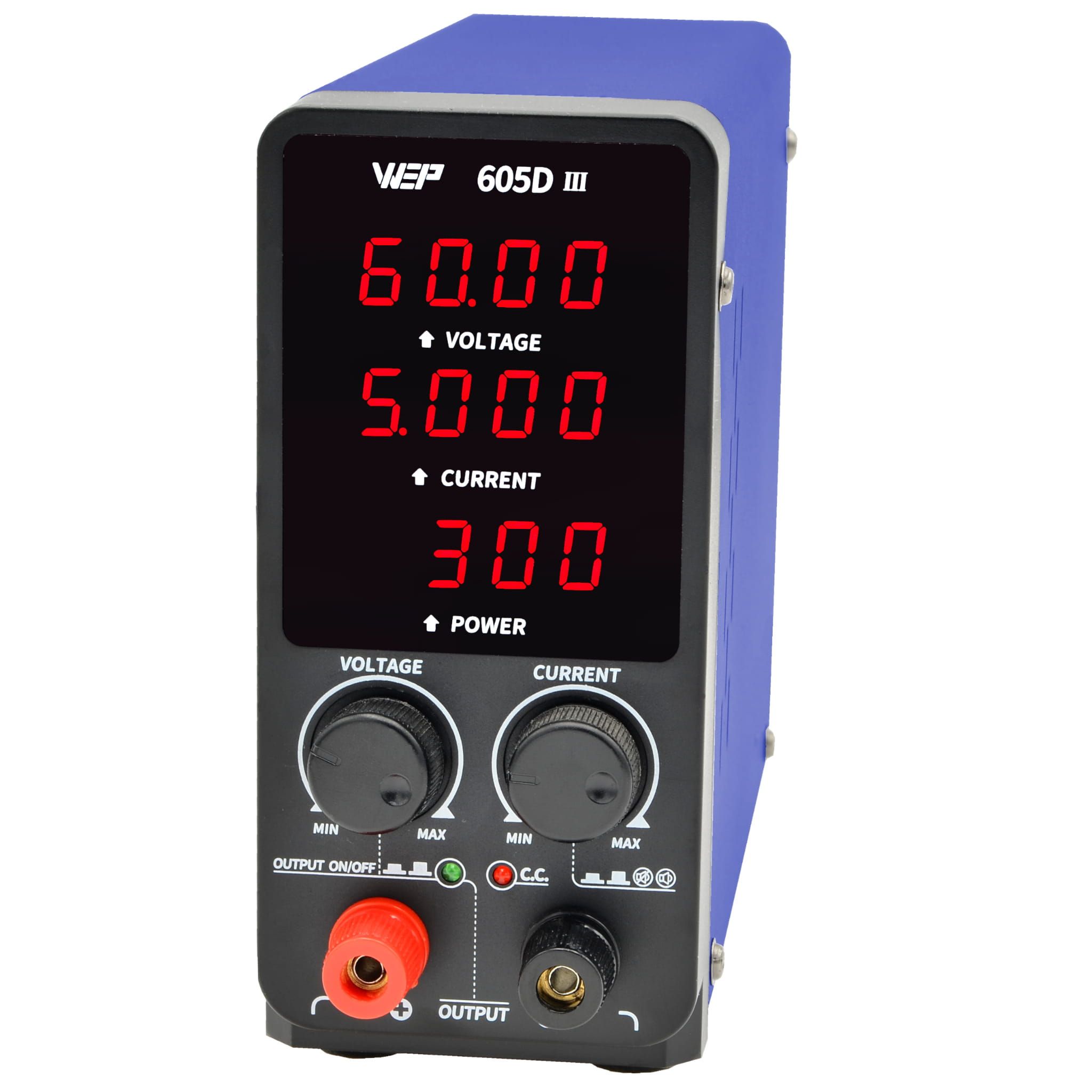 Zasilacz laboratoryjny WEP 605D-III 60V 5A