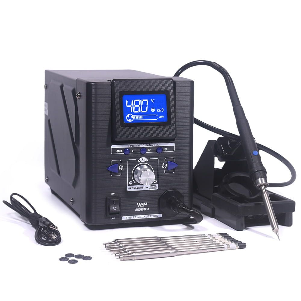 Stacja lutownicza precyzyjna HOTAIR WEP 8509-I do GSM