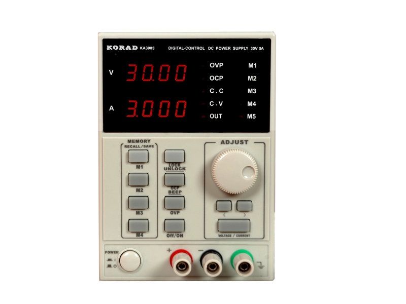 Zasilacz laboratoryjny KORAD KA6005P 0-60V 5A komunikacja z PC pamięć 5 profili zasilania