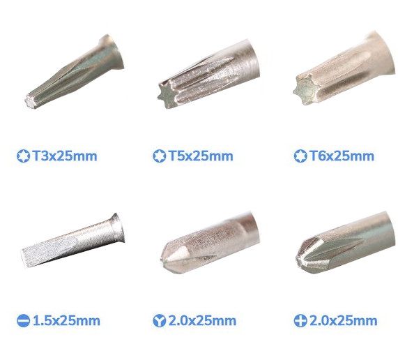 Zestaw śrubokręty precyzyjne 6020-B wkrętaki torx krzyżak wkrętak Y