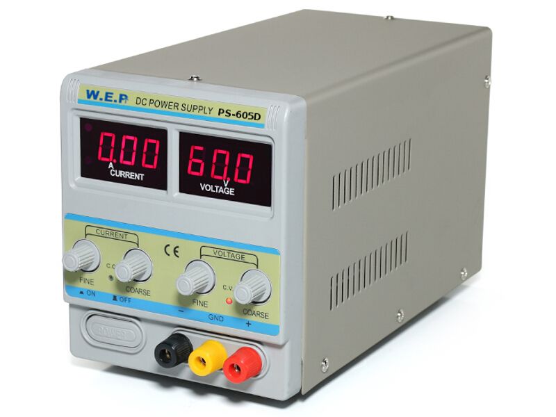 Zasilacz laboratoryjny WEP 605D 60V 5A