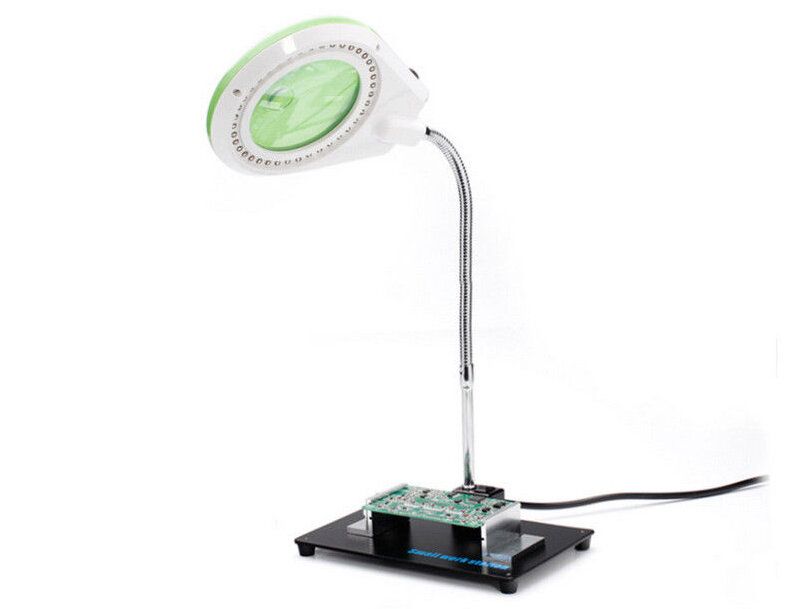 Platforma naprawcza z lupo lampą LED 628A-2
