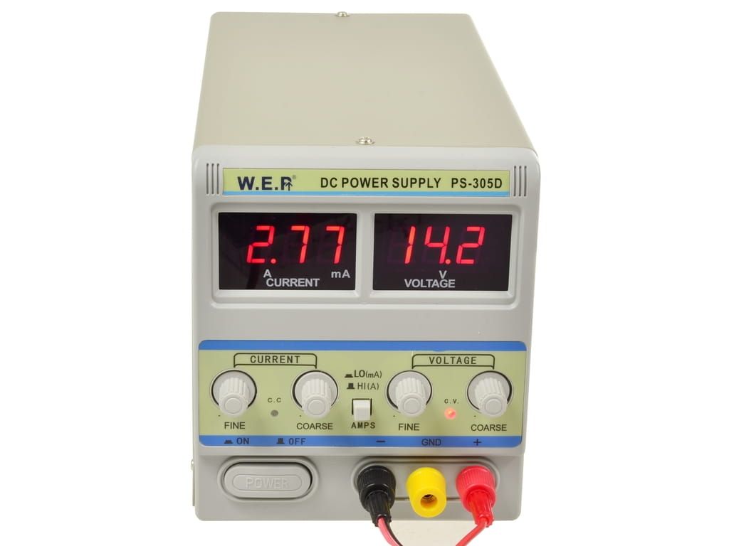 Zasilacz laboratoryjny WEP PS-305D 30V 5A mA/A dokładny