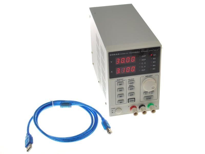 Zasilacz laboratoryjny KORAD KA6005P 0-60V 5A komunikacja z PC pamięć 5 profili zasilania