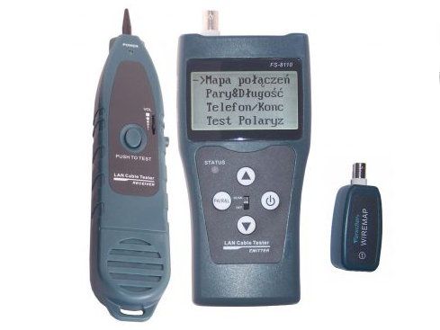 Tester sieci LAN z szukaczem przewodów FS8110 Forscher