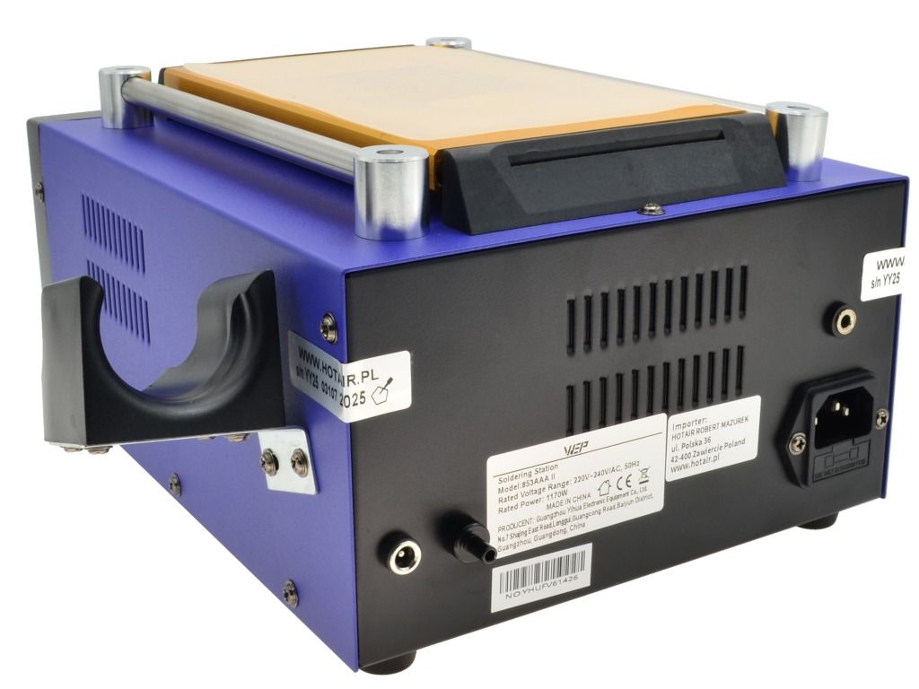  Stacja lutownicza bga 3w1 HOTAIR WEP 853AAA-II groty C210 hot air preheater  