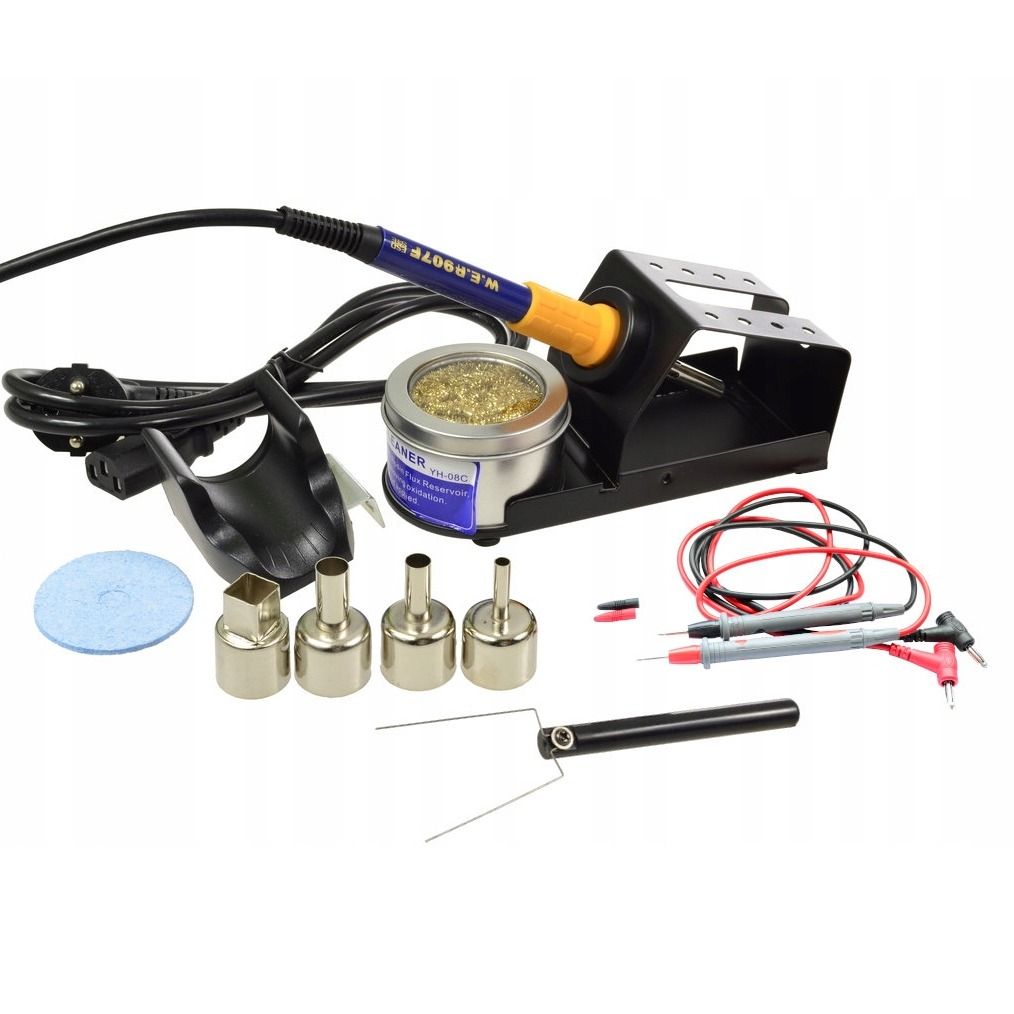 Stacja lutownicza WEP 853D 5A zasilacz 30V/5A +Odsysacz elektryczny