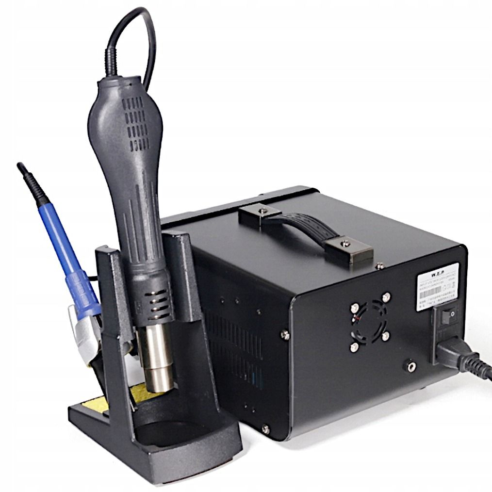 Stacja lutownicza WEP 853D 5A II zasilacz 30V/5A + FLUX ODSYSACZ