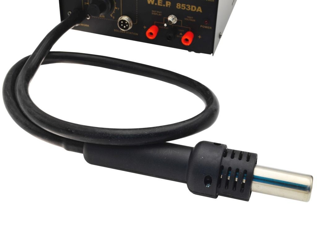 Stacja lutownicza WEP 853DA zasilacz 15V/1A +Platforma PCB statyw