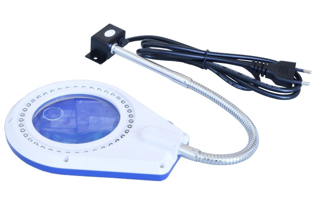 Stacja lutownicza hotair z grotówk± WEP 872D z lampo lup± LED