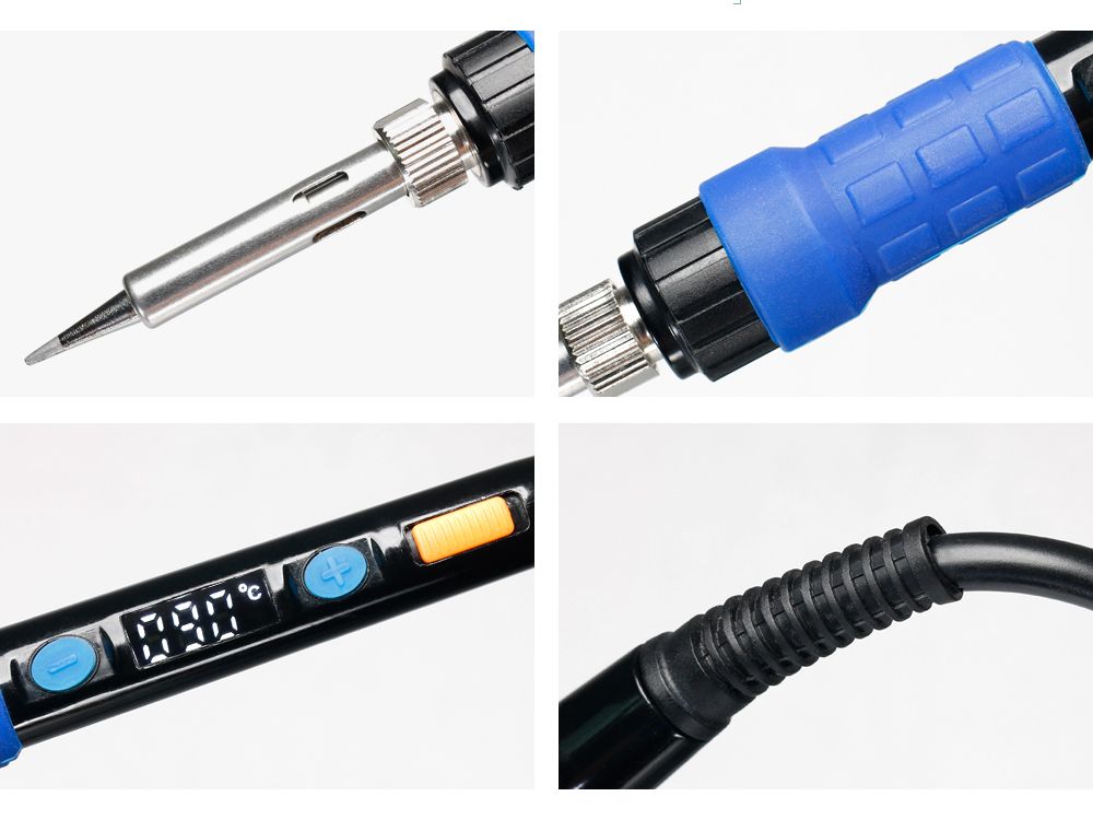 Lutownica Oporowa WEP 928D 65W z Szybką Stabilizacją Temperatury i Wyświetlaczem LCD