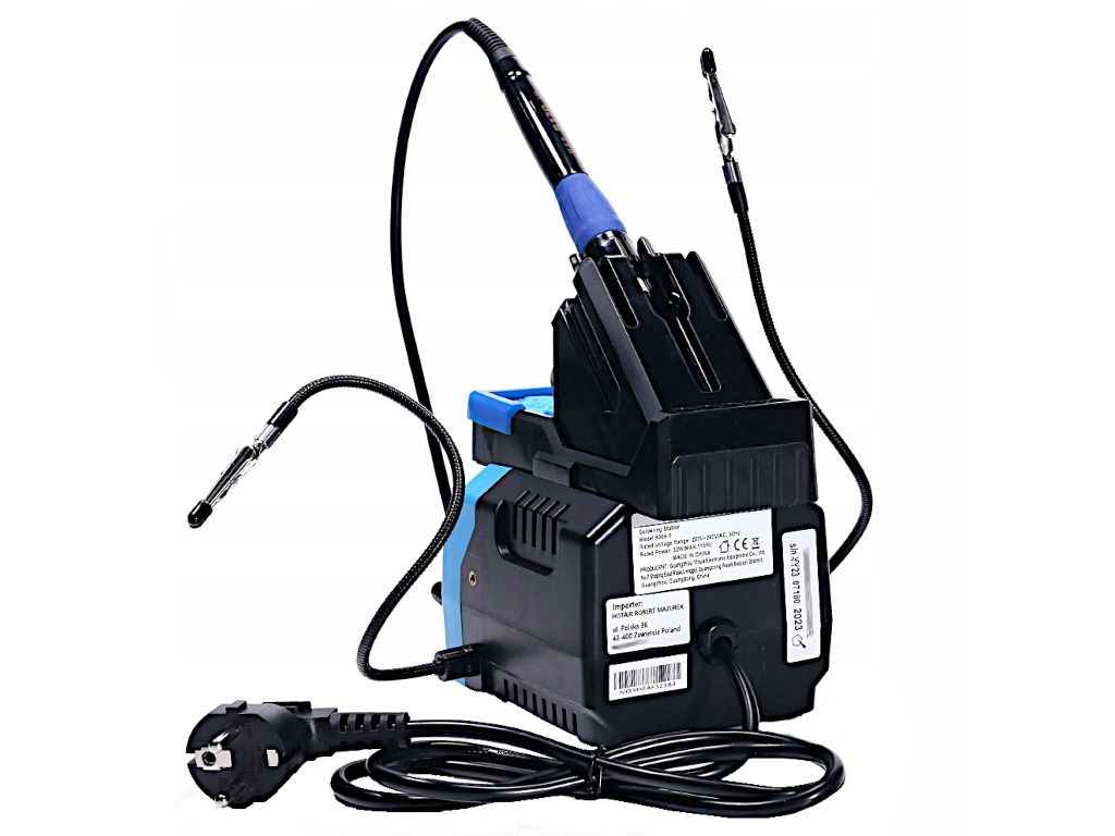Stacja lutownicza WEP 936A-II 115W ESD Safe + Zestaw 10 grotów 900M i akcesoria