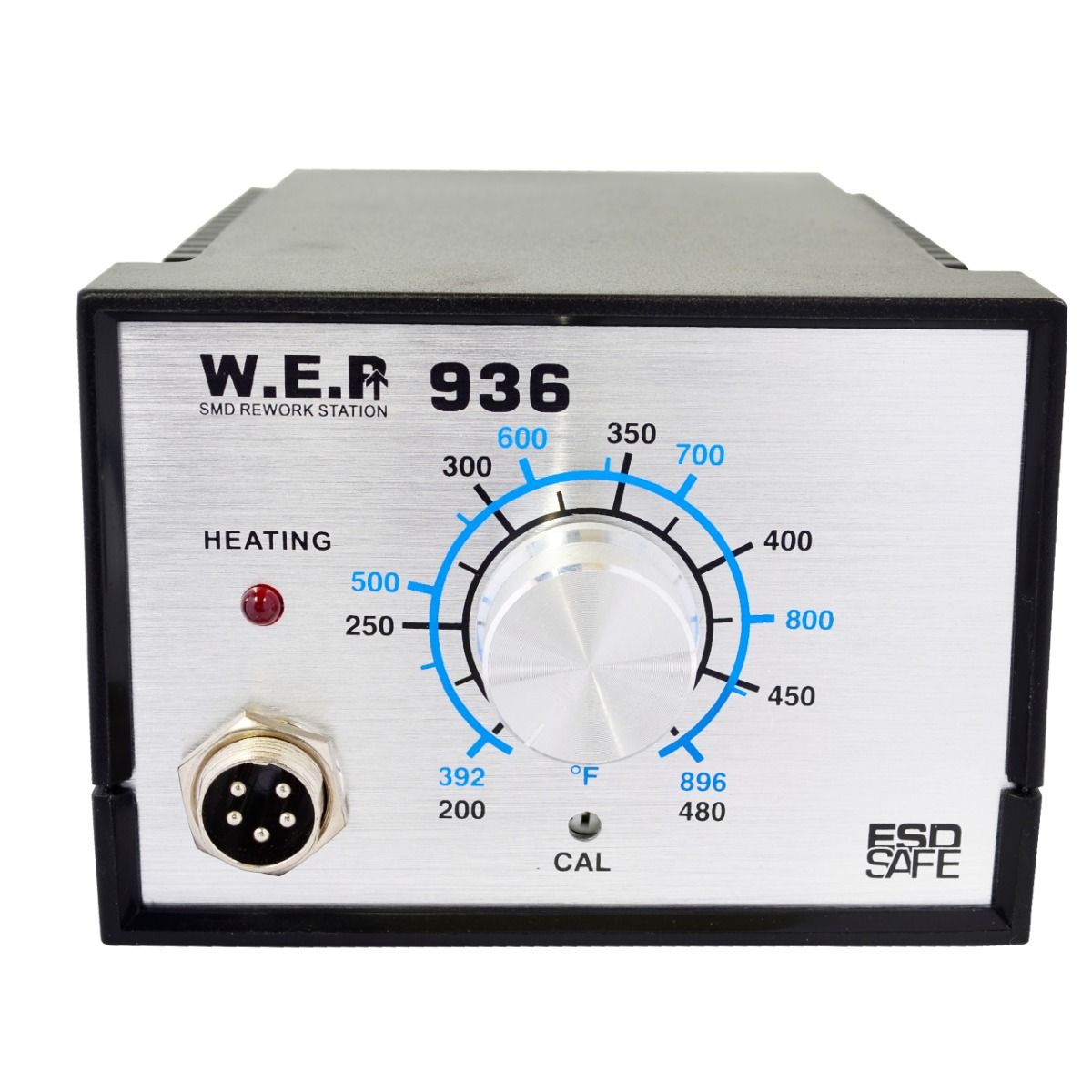 Stacja lutownicza WEP 936 60W ESD Safe + Zestaw (Odsysacz elektryczny, Groty, Kalafonia, Pasta)