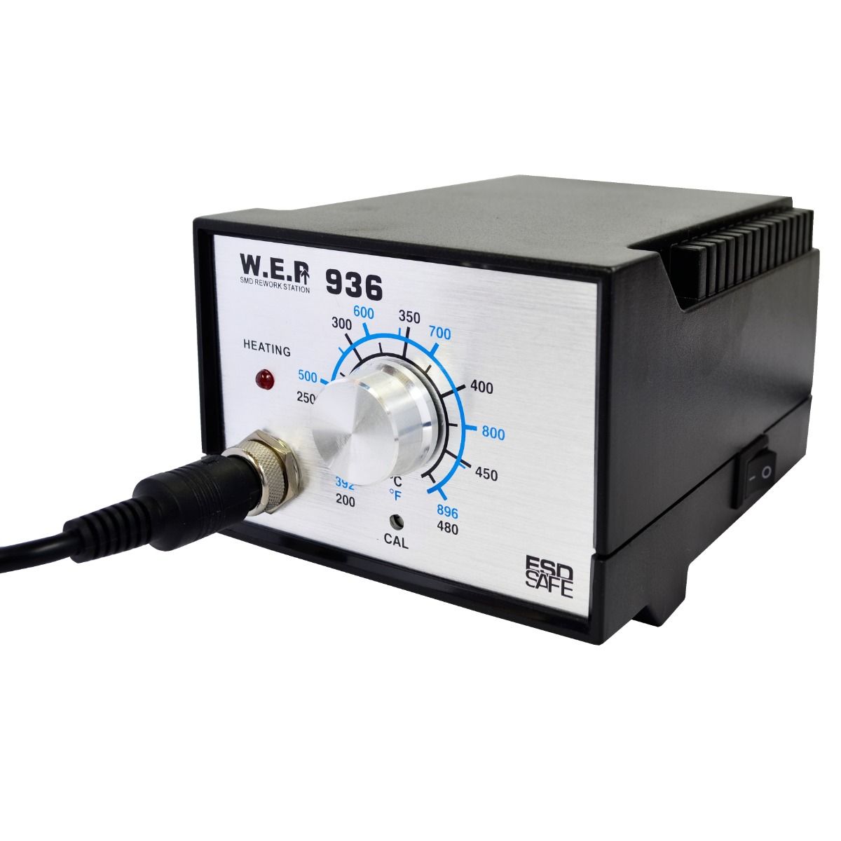 Stacja lutownicza WEP 936 60W ESD Safe + Zestaw Ekspercki (Groty, Topnik, Kalafonia, Cyna)