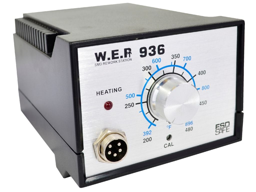 Stacja lutownicza WEP 936 60W ESD Safe + Zestaw (Mata, Groty, Topnik, Odsysacz)