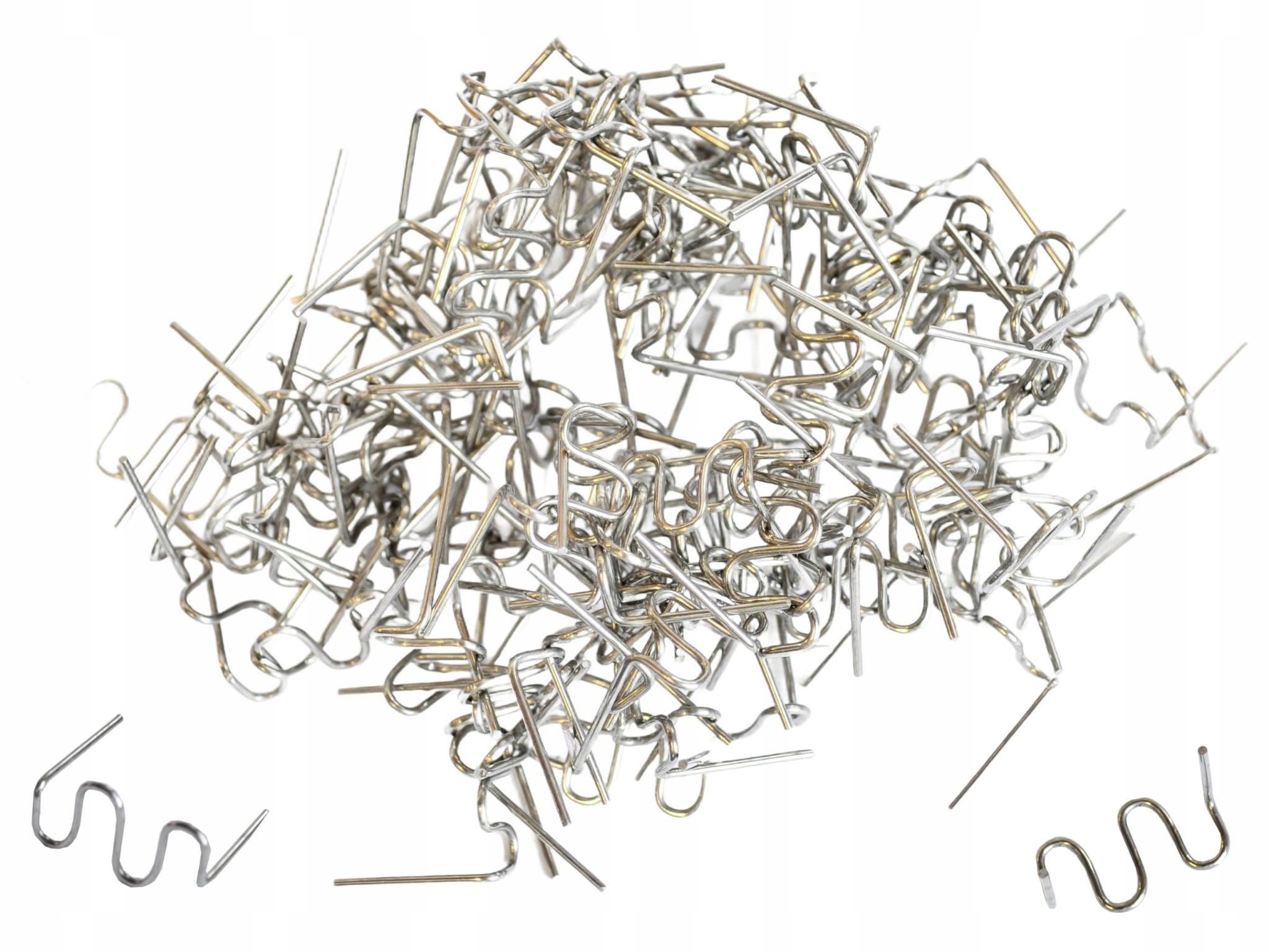 Zestaw 100 szt. zszywek duża fala 0,8mm do spawarki/zgrzewarki plastiku
