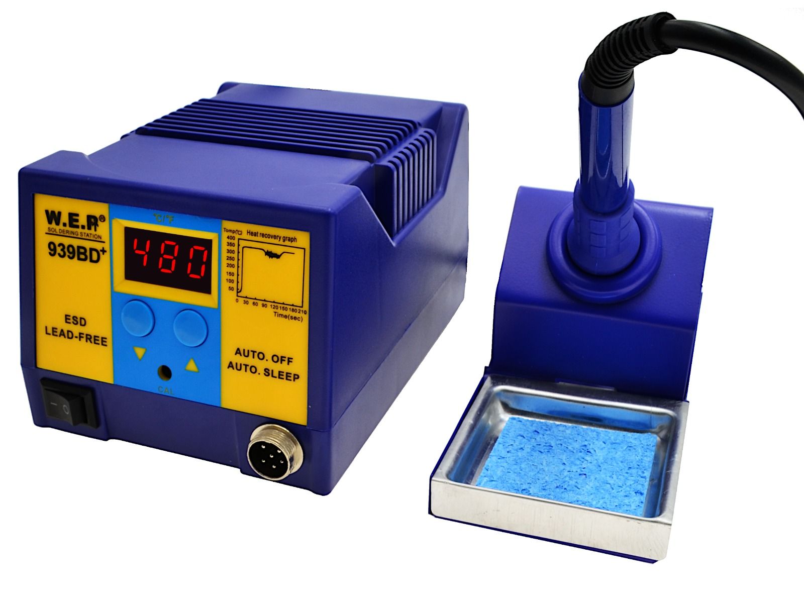 Stacja lutownicza WEP 939BD+ 75W +Odsysacz elektryczny