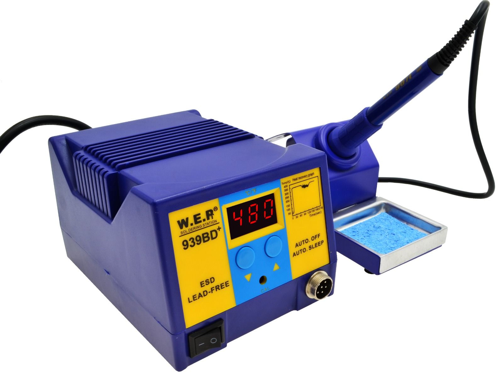 Stacja lutownicza kolbowa grotowa WEP 939BD+
