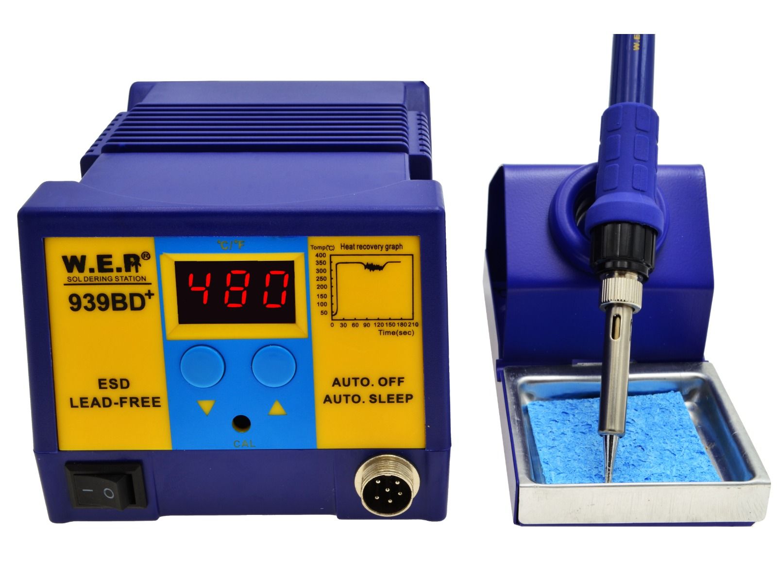 Stacja lutownicza WEP 939BD+ 75W +Odsysacz elektryczny