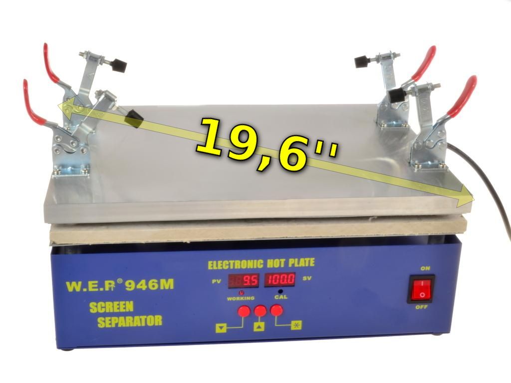 Podgrzewacz serwisowy, screen separator WEP 946M 19,6'',  refurbished LCD