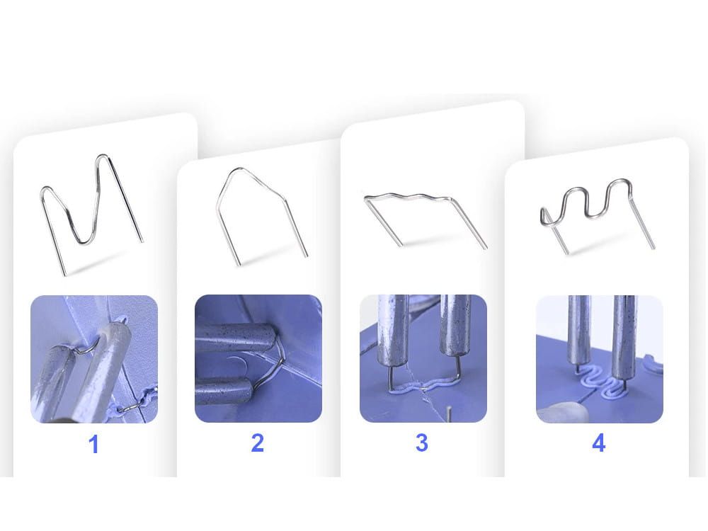 Zszywacz plastiku zszywarka plastik oraz komplet zszywek