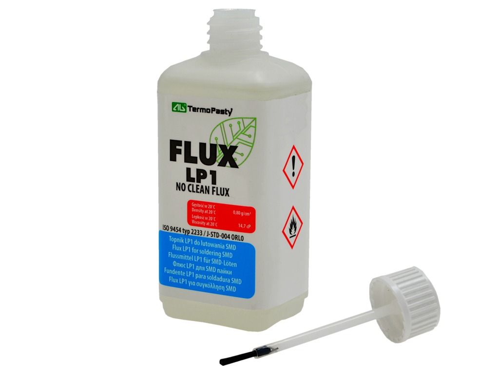 Topnik LP-1 100ml No-Clean – topnik do lutowania SMD, THT, PCB 