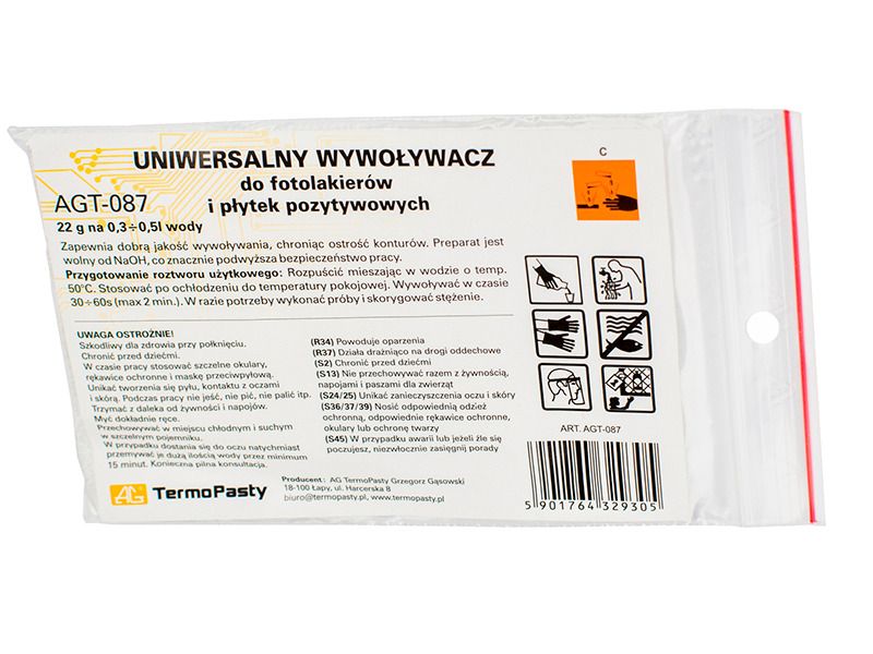 Wywoływacz do fotolakierów i płytek pozytywowych 22 g