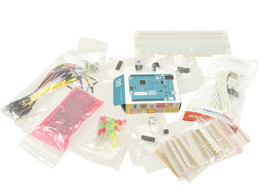 StarterKit Elektro Przewodnik - z modułem Arduino Leonardo + Box