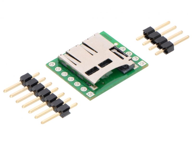 Moduł czytnika kart microSD - Pololu do Arduino