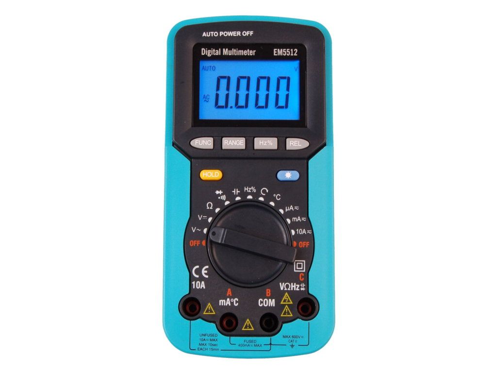 Multimetr z testerem kierunku faz EM5512 EnergyLab